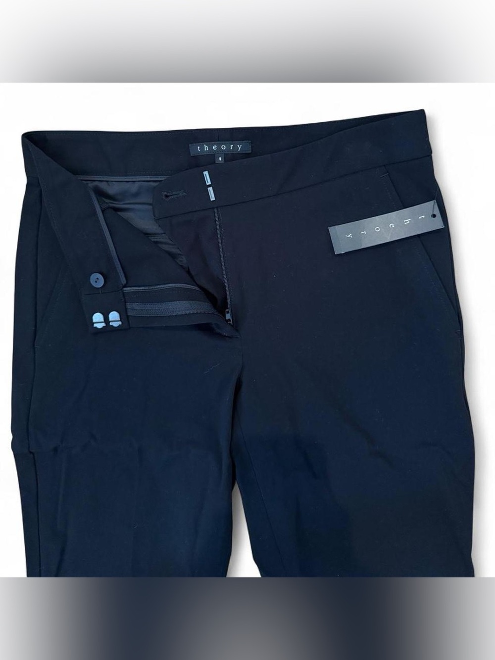 Theory black work pants